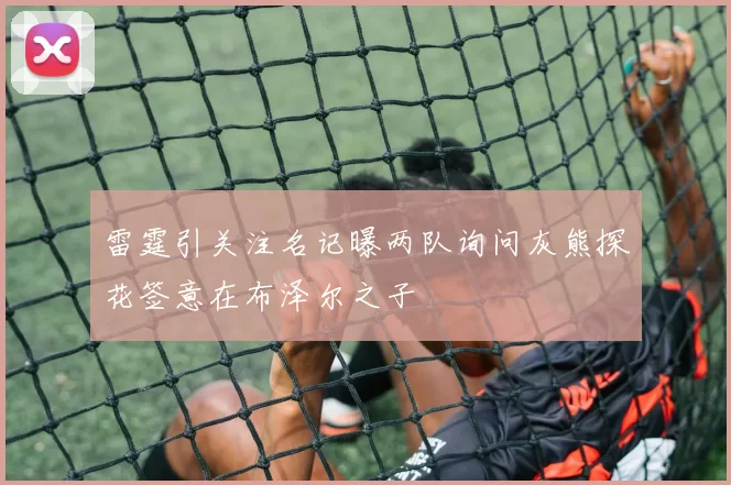 雷霆引关注名记曝两队询问灰熊探花签意在布泽尔之子