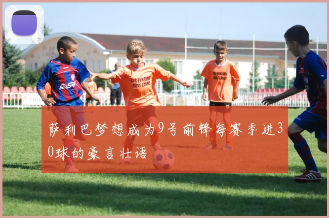 萨利巴梦想成为9号前锋每赛季进30球的豪言壮语